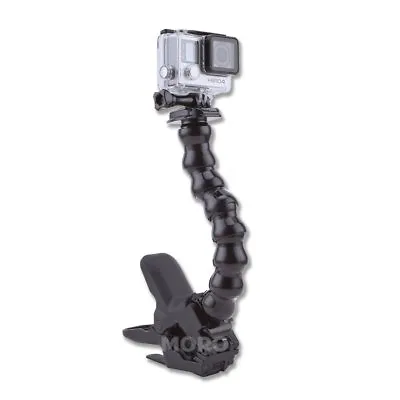$19.10 • Buy Universal Flexible Bending Arm+Jaws Flex Clamp Mount Kit Gopro Hero 7 9 4 6 5 8