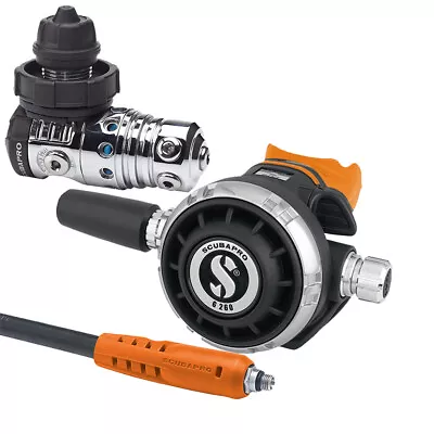 ScubaPro MK25 EVO DIN 300/G260 Dive Regulator W Orange Mouthpiece Hose Protector • $999