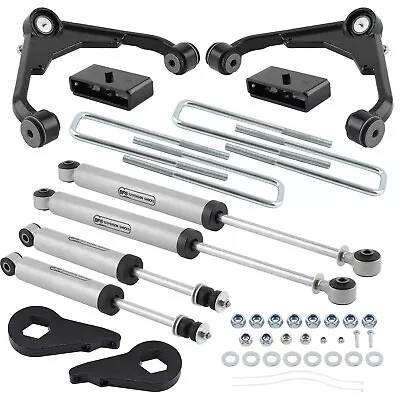 3  Lift Kit Shocks For Chevrolet Silverado GMC Sierra 2500HD 3500HD 2001-2010 • $519.99