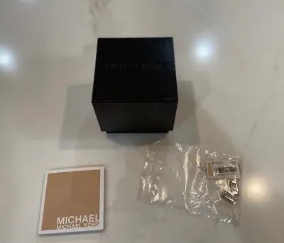 Michael Kors MK Watch Empty Box With MK  Watch Links 5615 And Manual • $0.99