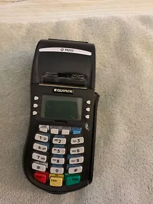 Equinox T4220 Merchant Credit Card Payment Terminal Untested For Parts Only • $10