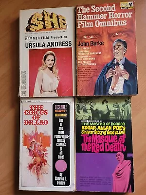Vintage Paperbacks - Job Lot X 4 Books. Hammer Horror. Movie Tie-in (3) • £5