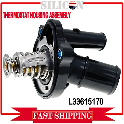 New For 2003-2013 Mazda 2.0 2.3 2.5 Thermostat And Housing Assembly L336-15-170 • $13.89