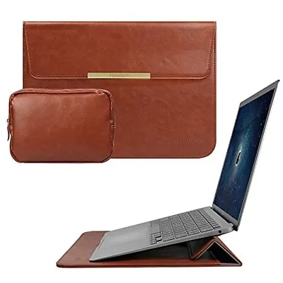 MacBook Air 13'' Leather Case With Foldababl Stand And Charger Case • £15.99
