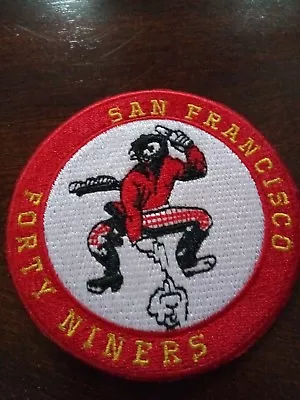 San Francisco 49ers NFL Vintage CLASSIC Embroidered Iron On Patch 3 X 3  A1 • $5.99