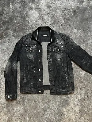 Dsquared Sequin Denim Jacket - Size Small • £150