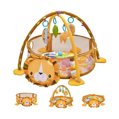 4-In-1 Baby Play Gym With Soft Padding Mat And Arch Design • £51.20