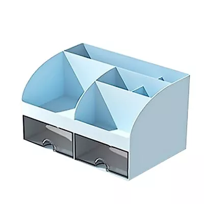 Desk Organiser-Office Organiser With 6 Compartments And 2 Small Drawers8322 • $27.49