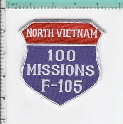 F-105 F105 Thud Thunderchief 100 Missions North Vietnam Republic Patch • $5.99