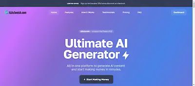 Established Profitable Ai SaaS Services Website With Monthly Membership Business • $297