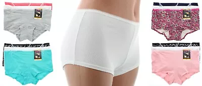 Maidenform Boyshorts Underwear Panty Women's Cotton Stretch Tagless 3 Pack • $12.99