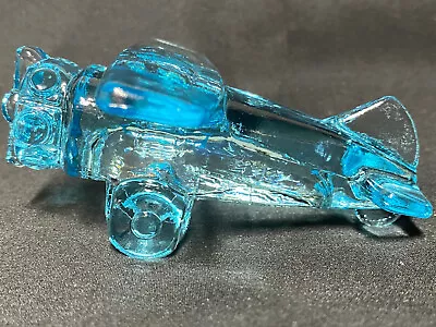 Blue Vaseline Uranium Airplane Prop Plane Jet Glass Cessna Selenium / High Wing • $35