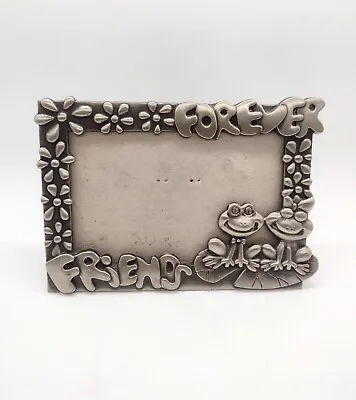 Retro Style Forever Friends Frogs Daisies Frame 6 X 4 Kitsch 70s Missing Glass • £8.19