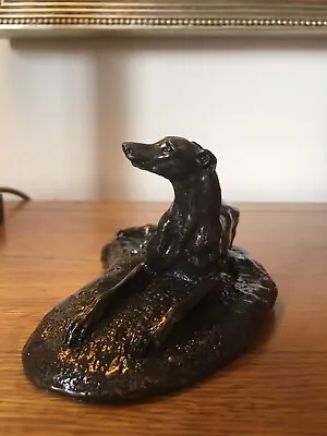 £18.99 • Buy Racing Greyhound - Figurine / Sculpture / Ornament / Bronze Resin - RG13