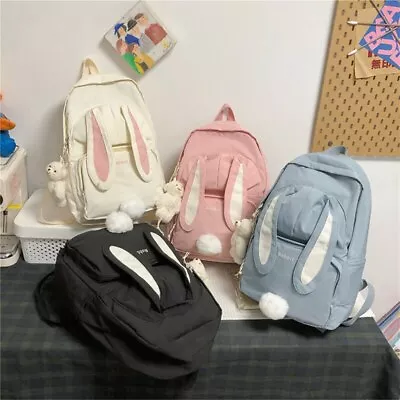 Cute Rabbit Girl School Backpack Female Capacity Kawaii Backpack School Bag • $22.59