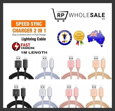 $3.99 • Buy Braided USB Charger Phone Cable Data Cord For IPhone 14 13 12 11 Pro Max XR IPad