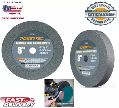 15523 Bench And Pedestal Grinding Wheels 8 Inch X 1 Inch 5/8 Arbor 150 Grit • $26.99