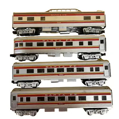 O Scale Lionel Santa Fe 4 Car Set For Your Train Layout • $359