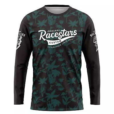 Motocross Downhill Long Sleeve Off Road MTB Shirts MX Men's Cycling Jersey Bike • $18.99