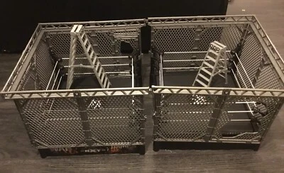 £42.99 • Buy WWE NXT War Games Takeover Playset Double Ring Steelcage Set Wrestling Bundle 