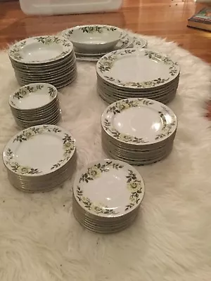 Lot Of 12 Pieces Mikasa  Narumi China Yellow Rose NAR91 • $17.07