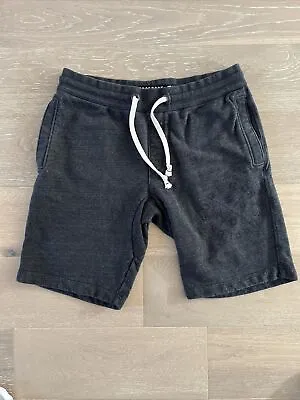 SuperDry Men's Cotton Sweat Shorts Dark Gray Size Large • $7.99