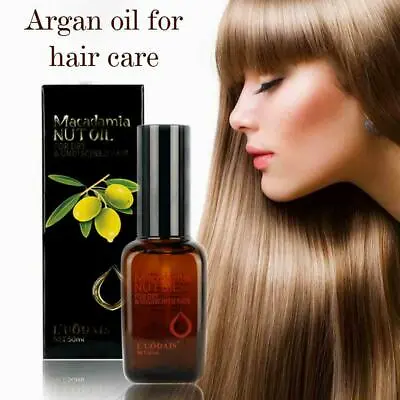 £6.02 • Buy 1 PCS Pure Moroccan Argan Oil Macadamia Nut Oil Hair Treatment 50ml Scalp & O0K6
