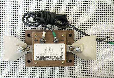 Weschler Instruments Am Broadcast Transmitter 30 Amp Rf Power Meter Sensor • $5