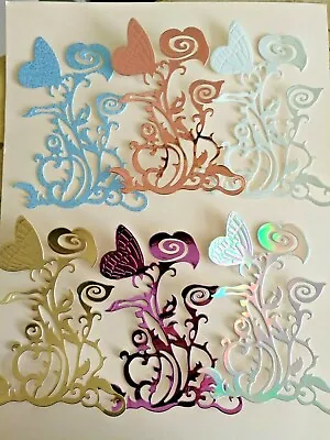 6 Tonic Studios Butterfly Boutique Card ToppersVarious Colour Choices (Set 1) • £3.25