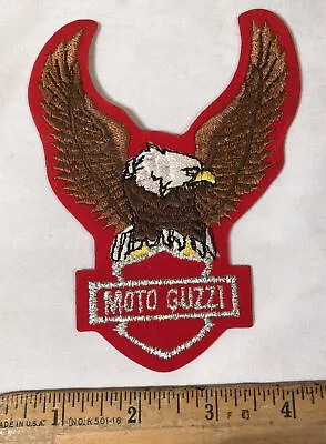 Vintage Moto Guzzi Motorcycle Patch Eagle Logo Biker • $8.25