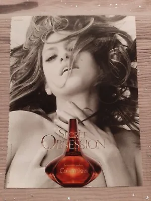 £1.58 • Buy Perfume Paper Advertising. 2008 Ad C. Klein Secret Obsession Perfume