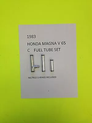 1983 Honda Magna V 65 C Complete Set Of Alluminum Carb Fuel Tubes • $40