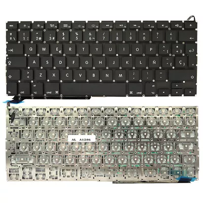 New For Apple MacBook Pro 15  A1286 2009 -2012 Espana Spanish Keyboard Teclado  • $17.37