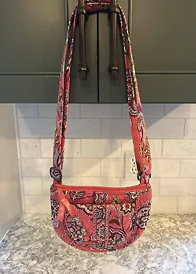 Vera Bradley CALL ME CORAL Lizzy Small Front Flap Crossbody • $14.99