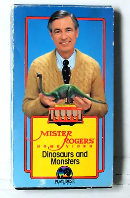 Mister Rogers Neighborhood Dinosaurs & Monsters (vhs) Kids Playhouse Video Tape • $40