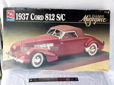 Vtg New Old Stock AMT ERTL 1937 Cord 812 S/C Model Kit Unstarted • $213.71