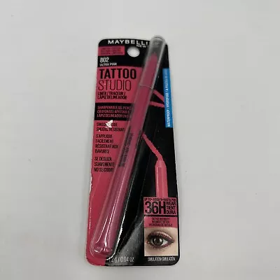 Maybelline Tattoo Studio Limited Edition Waterproof Liner #802 Ultra Pink • $9.99
