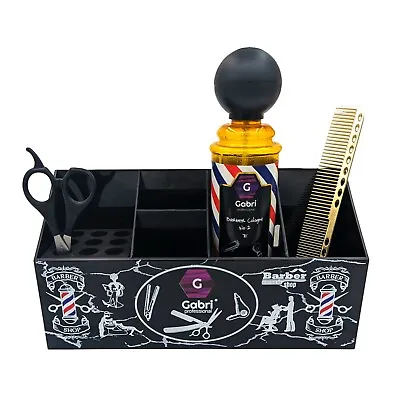 Gabri Professional Wall-Hanging Black Scissor & Tool Barber Salon Storage Shelf • £18