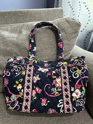 Vera Bradley Purse Tote Handbag Mandy Ribbons 10.5 X 8 X 4 • $24.99