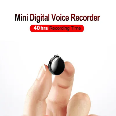 40 Hour 16GB Digital Voice Activated Recorder Mini Audio Magnetic MP3 Player USA • $37.67