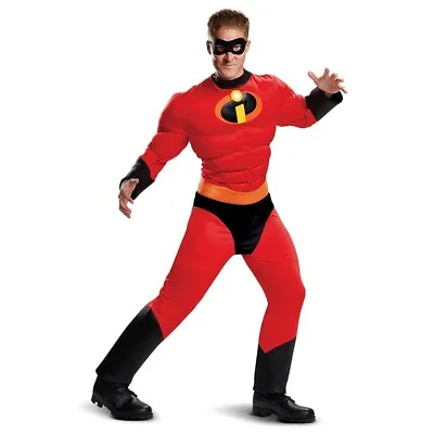 Mr. Incredible  The Incredibles  Deluxe Adult Costume. Size - 42-46 L-XL  • $44.99