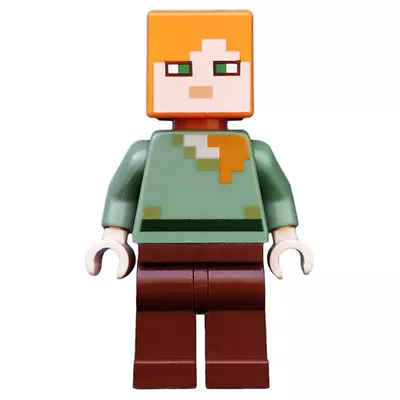 New LEGO® Minecraft Minifigure - Alex From 21158 Genuine • $11.45