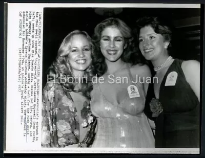 Vtg Press Photo / Miss World / Miss Australia Puerto Rico & Uruguay 1977 • $24.95