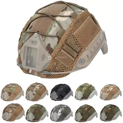 Tactical Helmet MH PJ Helmet Airsoft Paintball Helmet Cover Military Accessories • $25.24