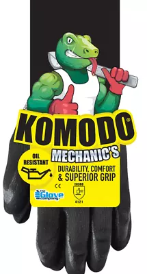 Komodo Mechanic's General Purpose Oil Resistant Gloves Size Large - 630203 • $12.90