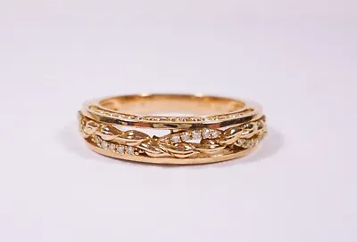 £895 • Buy Clogau Bespoke 18ct Yellow Gold 20 Diamond Ring. Size Q