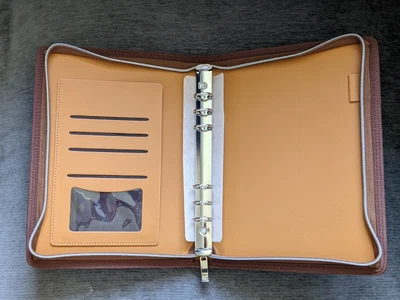 £14.99 • Buy A5 6 Ring Binder, Zipper Refillable Loose-leaf Notebook Organiser/ UK STOCK