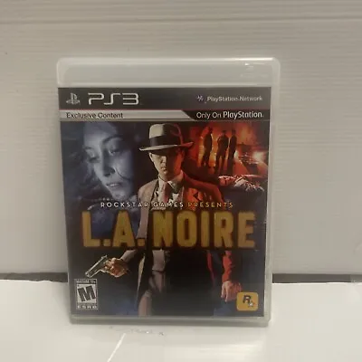 L.A. Noire PS3 Game Sony PlayStation 3 - Complete- Free Postage • $12