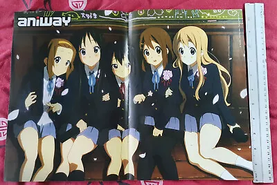 2 In 1 Magazine Anime Poster K-on! Mio Yui Azusa Tsumugi Ritsu Manga Japan Rare • $17.99