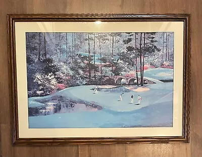 Mark King  Augusta #11  Art Print 1989 Martin Lawrence Ltd Ed Golf Frame • $699.99